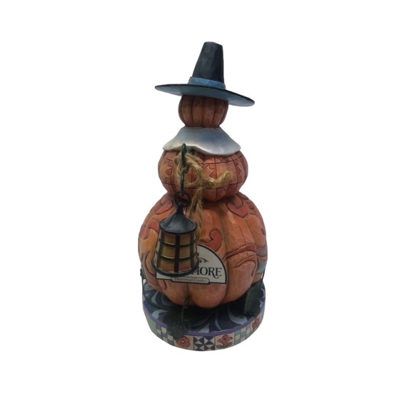 Jim Shore Heartwood Creek Pumpkin Patch Pilgrim Figurine 4009013 2017 - Picture 4 of 7